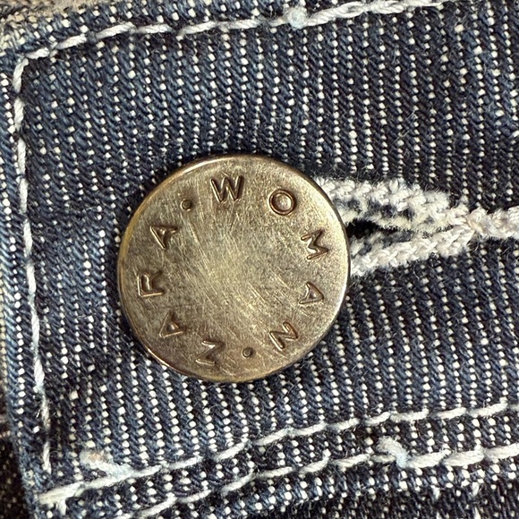 Zara Woman Jeans Dark Denim NWOT Bootleg Size 6 - Picture 6 of 10